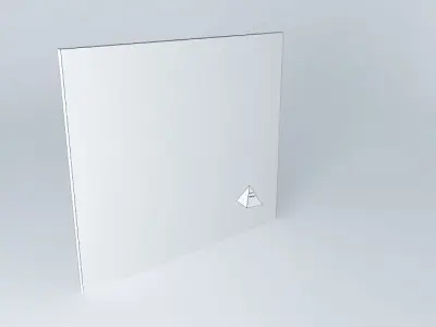 BBC 1 Alien Pyramid Ident Logo Free 3D model