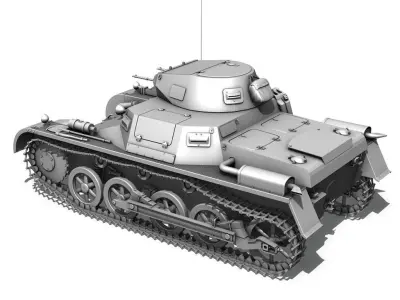 PzKpfw 1 - Panzer 1 - Ausf A 3D model