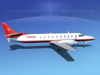 Swearingen SA226 Metroliner Tadair 3D model