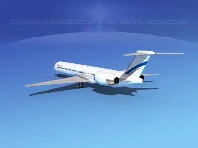 McDonnell Douglas MD83 Swift Air 3D model