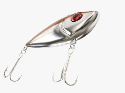 Rattlin type fishing lure 3D model