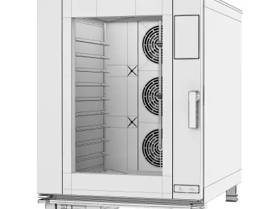 Commercial combi oven Unox CHEFTOP 3D model