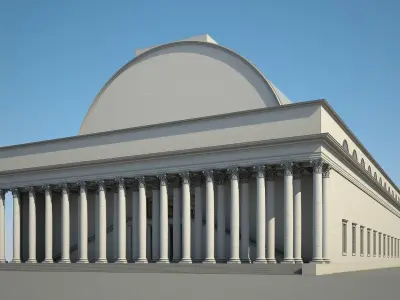 Royal Library 3D model