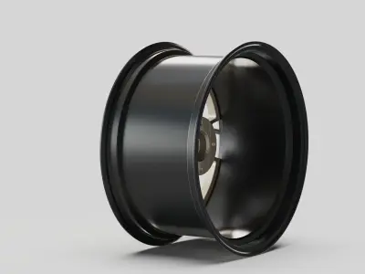 RETRO WHEEL rims tuning auto garage  3D model