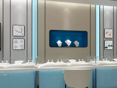 Jewelry Store 01 3D model