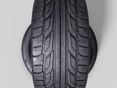 Tire Nitto NT555 G2 3 in 1 3D model