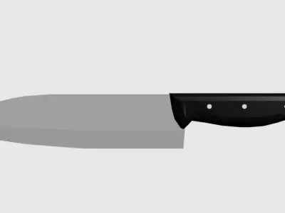 Low Poly Knive Pack Free low-poly 3D model