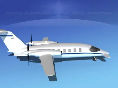 Piaggio Avanti P180 V03 3D model
