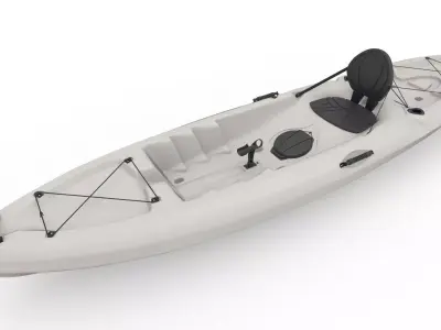 Kayak fishing boat 3D model