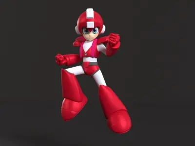 Jet MegaMan - Megaman 6 3D model