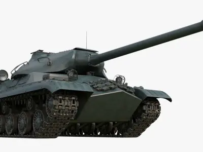Tank IS 3M Mental Ray 3D model