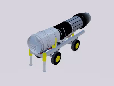 General Electric F414 3D model