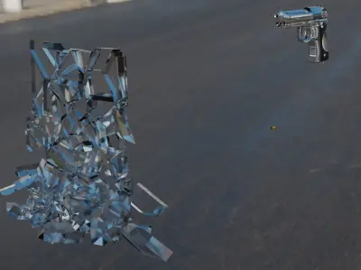 Beretta 92fs 3D model