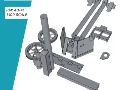 PaK 40 3D print model