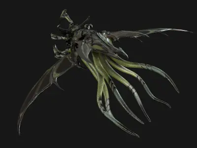 Air Leviathan Low-poly 3D model