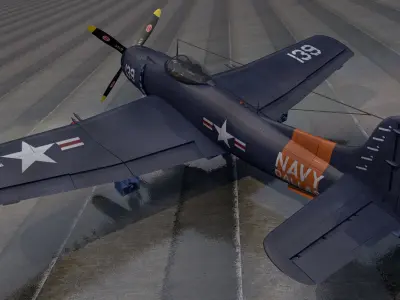 Martin AM-1 Mauler 3D model