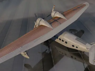 Sikorsky S-43 Baby Clipper 3D model
