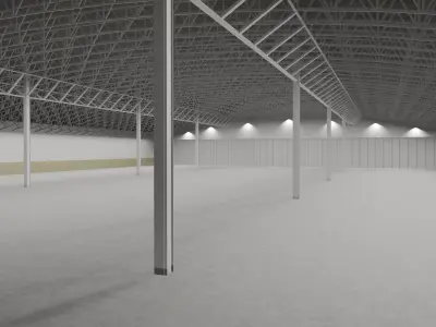 Toronto Enercare Centre Hall A Low-poly 3D model