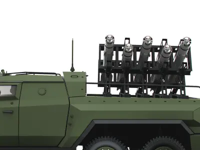 Generic MRAP Tkhir SLS Brimstone 2022 3D model