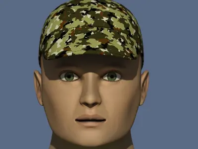 Modern Warfare Soldier Low-poly 3D model
