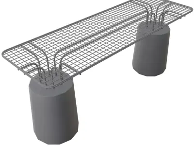 Mesh Stool 3D model