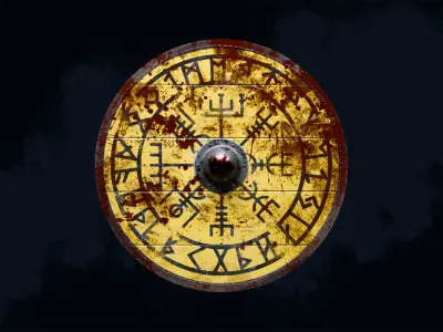 Viking Shield 5 - New and bloody 3D Model Collection