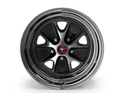 Magnum 500 Alloy Wheel Low-poly 3D model