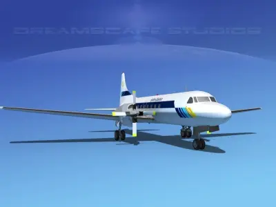 Convair CV-580 Hydro-Quebec 3D model