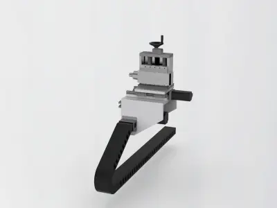A side drilling machine 3D model