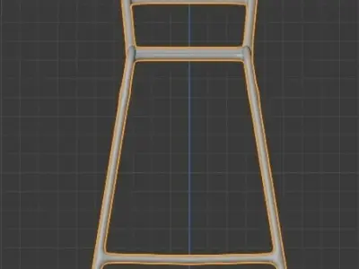 Modern Bar Chair Free 3D model buy