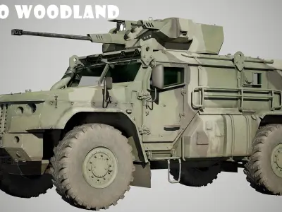 Typhoon VDV Game Ready Model 80K Low-poly 3D model