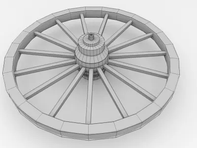 Metal Wheel 3D model