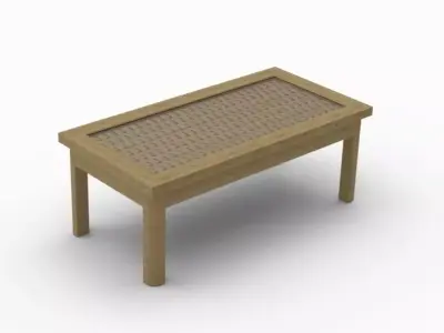 TABLE TOP- WOVEN PATTERN 3D model