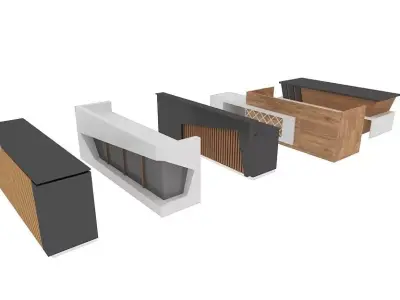 RECEPTIONS 3DS MAX 2015 5 MODEL 3D model