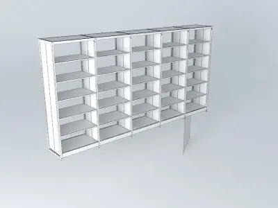 ARCHIVES STORAGE OPEN SHELVES Free 3D model