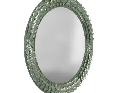 Richard Taylor designs BAY LEAF MIRROR CIRCULAR 3D model