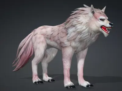 Wolf B1 Free low-poly 3D model