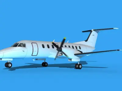 Embraer EMB120 Atlantic Soyuse 3D model