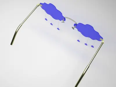 Rain Sunglasses 3D model