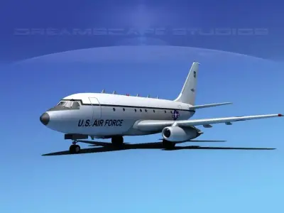 Boeing T-43 V03 USAF 3D model