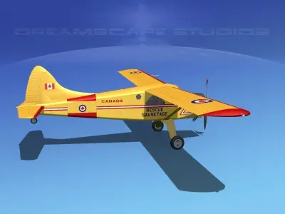 Dehaviland DH-2 Beaver RCAF 3D model
