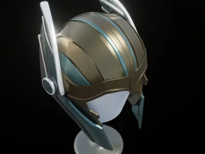  Helmet from movie Thor 3 3D model