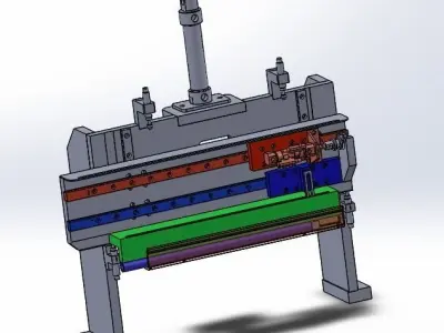 Clever cylinder driving module equipment 3D model