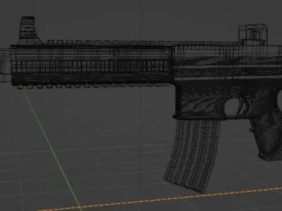 M416 Glacier Skin 3D model