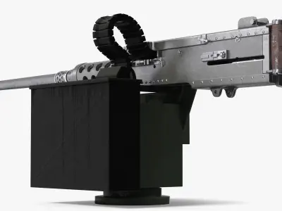 Browning M2 Heavy Machine Gun 3D model