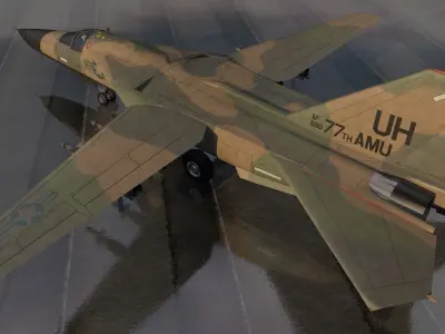 General Dynamics F-111 Aardvark 3D model
