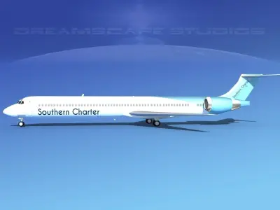 McDonnell Douglas MD-90 Southern Charter 3D model