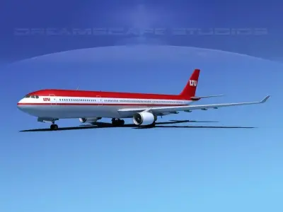 Airbus A330-300 LTU 3D model