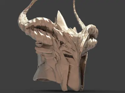 Thane Viking Helmet 3D model