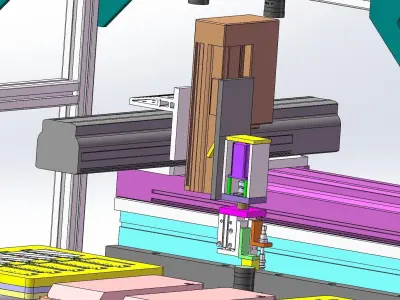 Ccd lamination machine 3D model